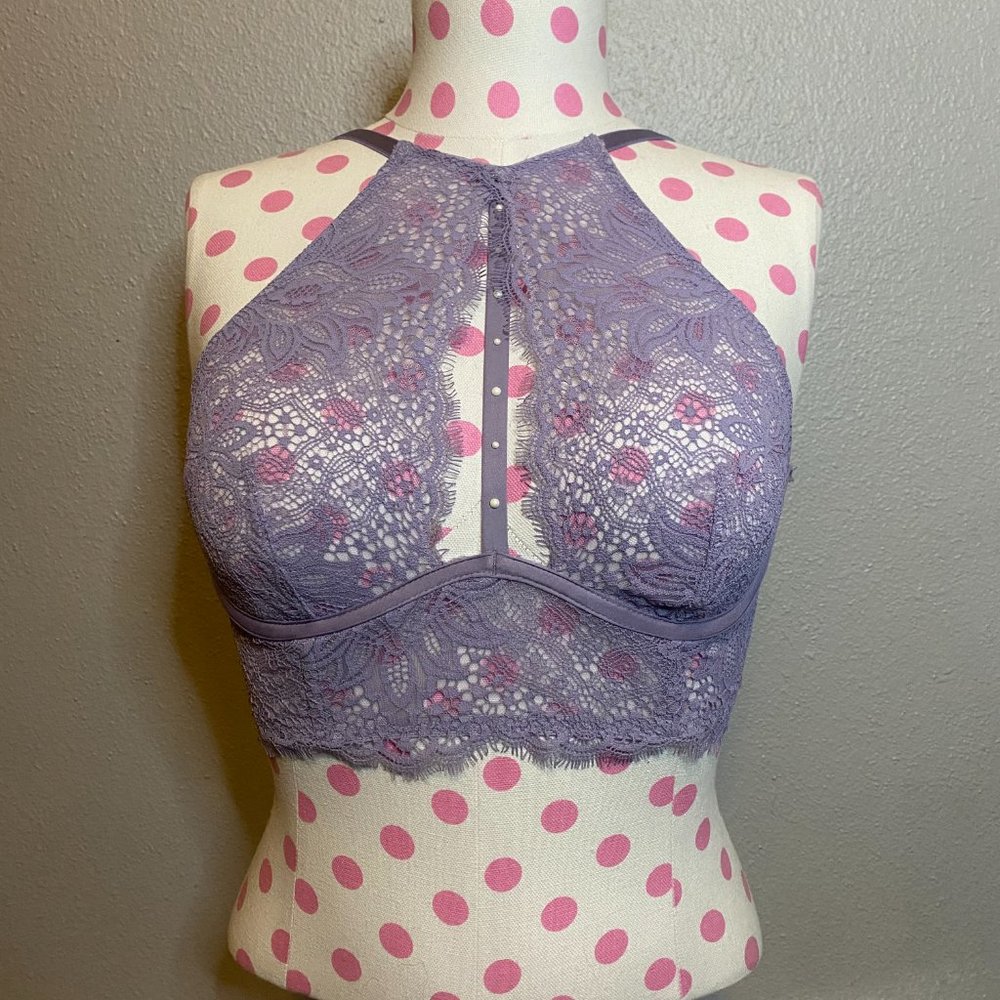 Victoria's Secret Bralette, 32C, Purple